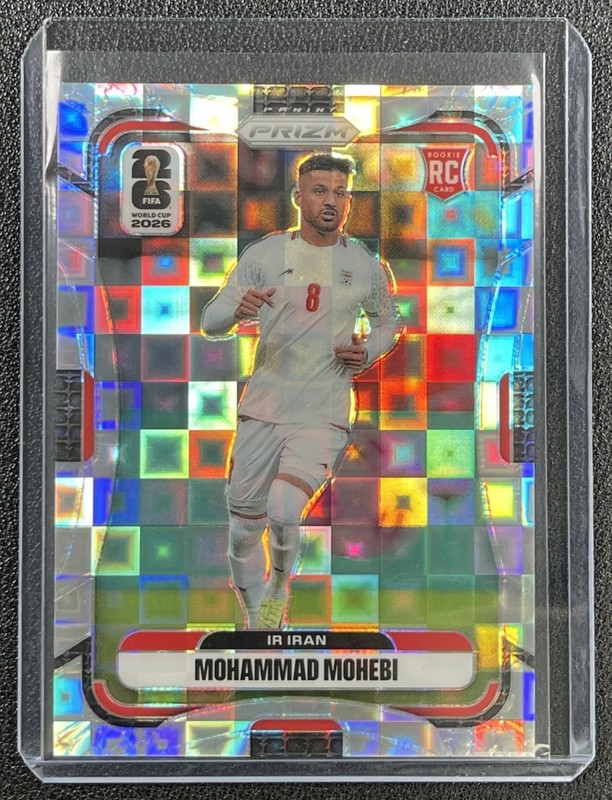 MOHAMMAD MOHEBI 2026 PANINI PRIZM WORLD CUP #246 ROOKIE PANDORA RC IRAN