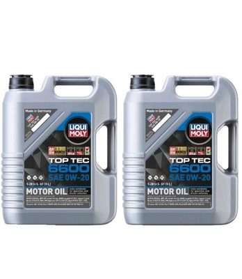 10 Liters of LIQUIMOLY Top Tec 6600 0W-20 Full Synthetic Motor Oil