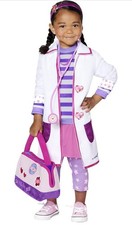 Spirit Halloween Disney Junior Doc McStuffins Deluxe Toddler Girl Costume 3T-4T