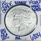 1928 P SILVER PEACE DOLLAR AUTHENTIC HI GRADE U.S. MINT COIN RARE KEY DATE 6804