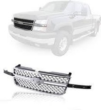 Grille Chrome Center Bar Fits 99-02 Silverado 1500 Pickup 61972 Grille Chrome Center Bar Fits 99-02 Silverado 1500 Pickup 61972