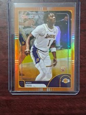2025-26 Topps NBA Hoops Orange Hoops Adou Thiero RC Los Angeles Lakers #182