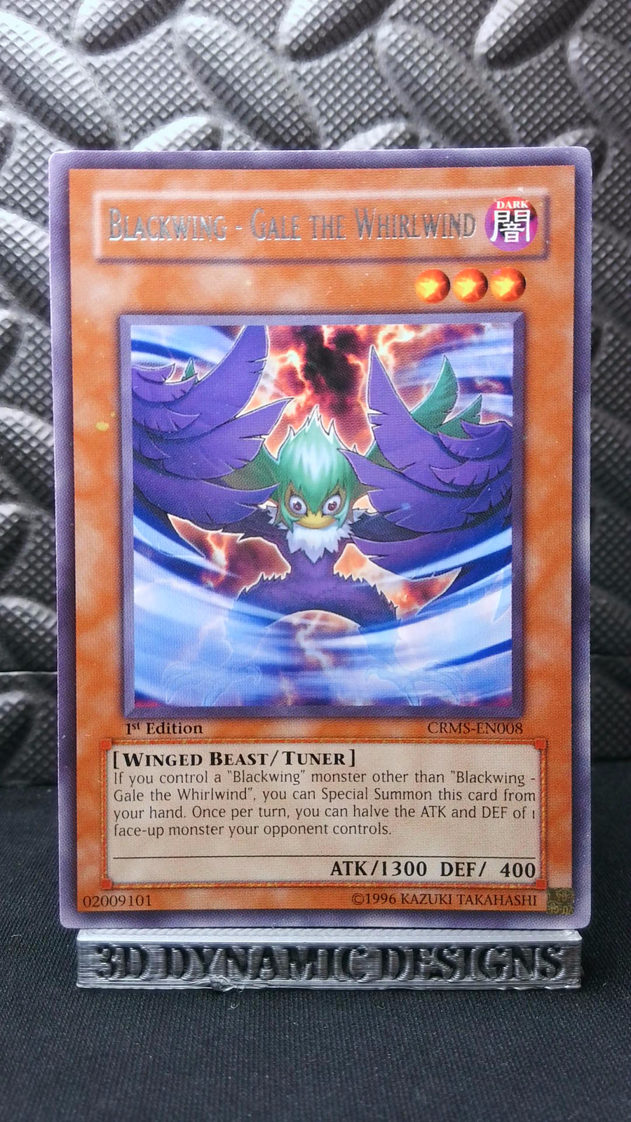 Blackwing - Gale the Whirlwind CRMS-EN008 YuGiOh Crimson Crisis trading card — raw and PSA graded price guide