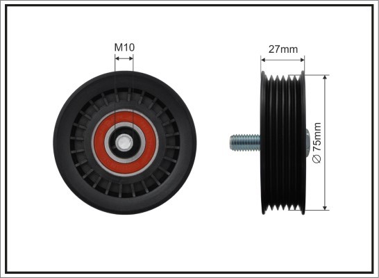 4x ✅Fits CAFFARO ROLKI NAPINACZY 500522 TENSIONER PULLEY   ⭐UK Seller⭐