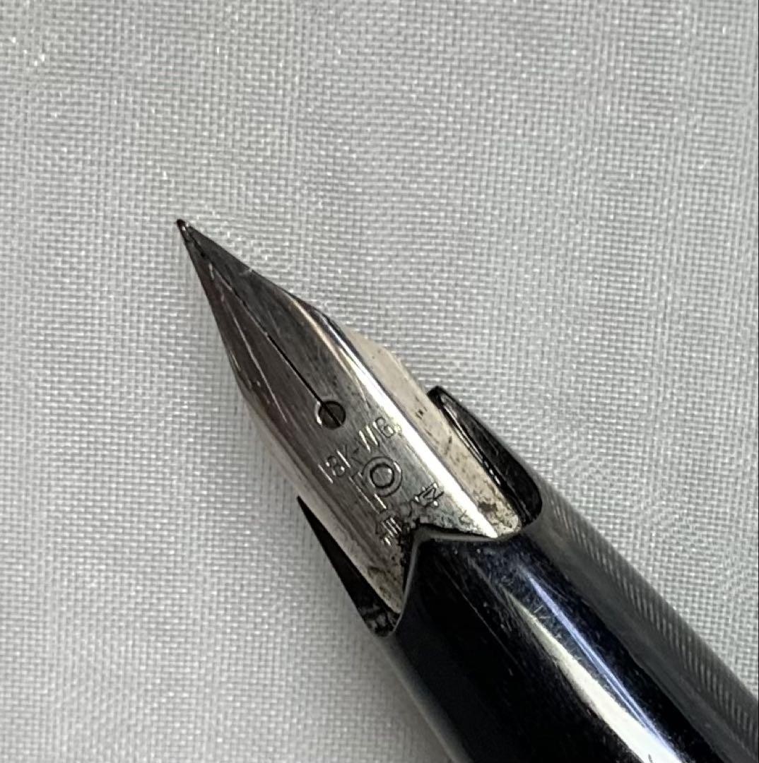 プラチナ K18WG万年筆 SILVER 925 細字 筆記確認済 ヴィンテージ