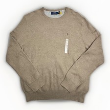 Polo Ralph Lauren Sweater Classic Brown Mens Size XL Brand New NWT