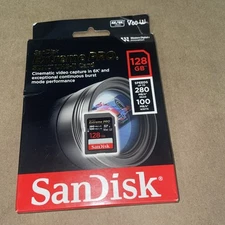 SanDisk 128GB Extreme PRO SDXC UHS-II Memory Card - SDSDXEP-128G-GN4IN