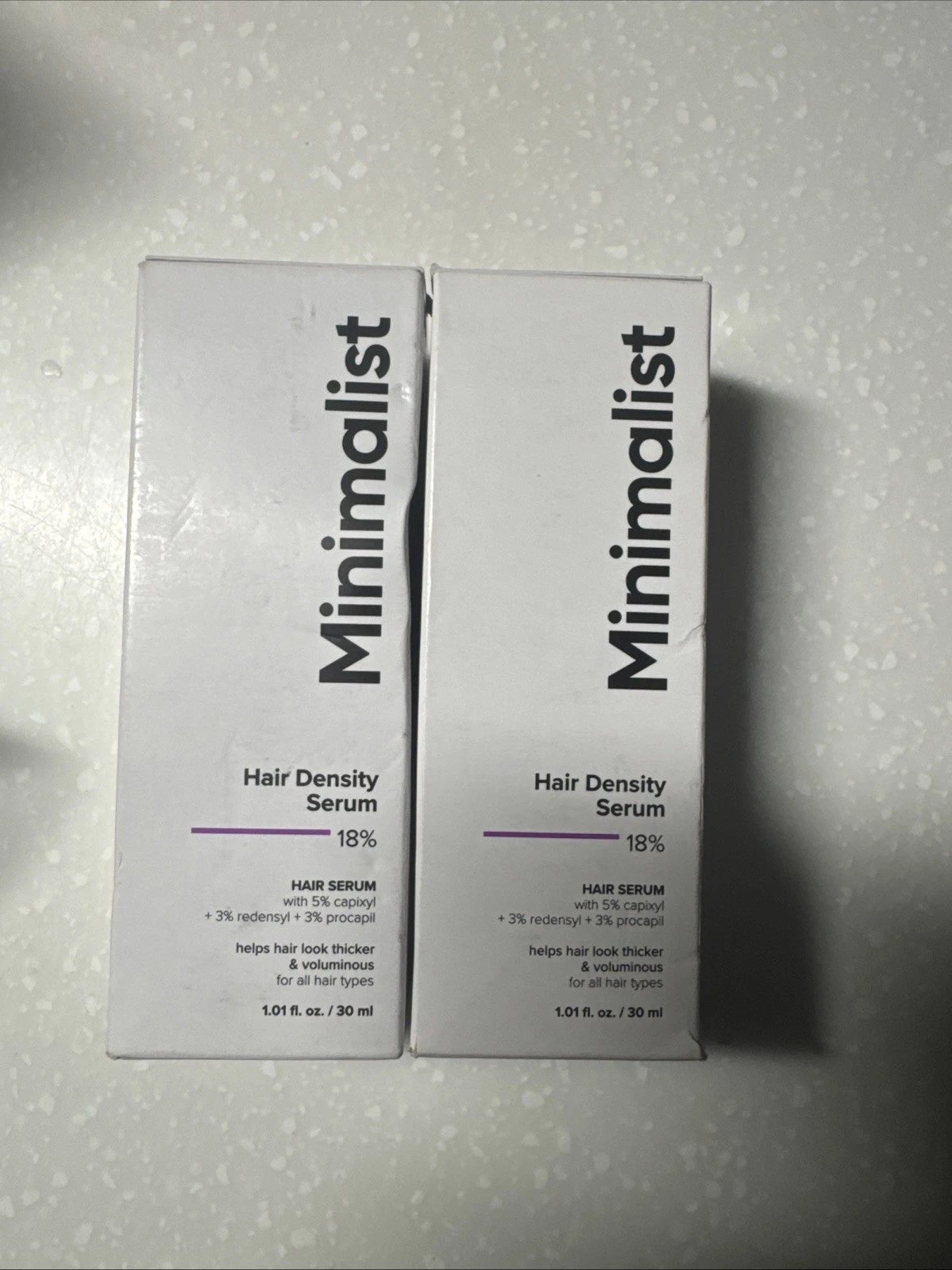 Minimalist Hair Density Serum 18% For A Thicker & Voluminous Look -New 2pk
Opens in a new window or