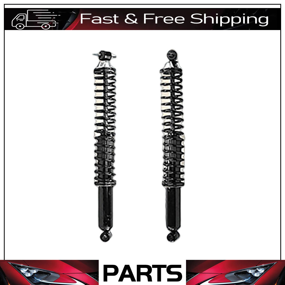 Fits 1995-2000 Chevy Tahoe 4WDar. Monroe Rear Shock W/ Coil Spring