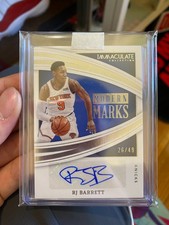 2021-22 Panini Immaculate Modern Marks RJ Barrett Knicks Auto /49