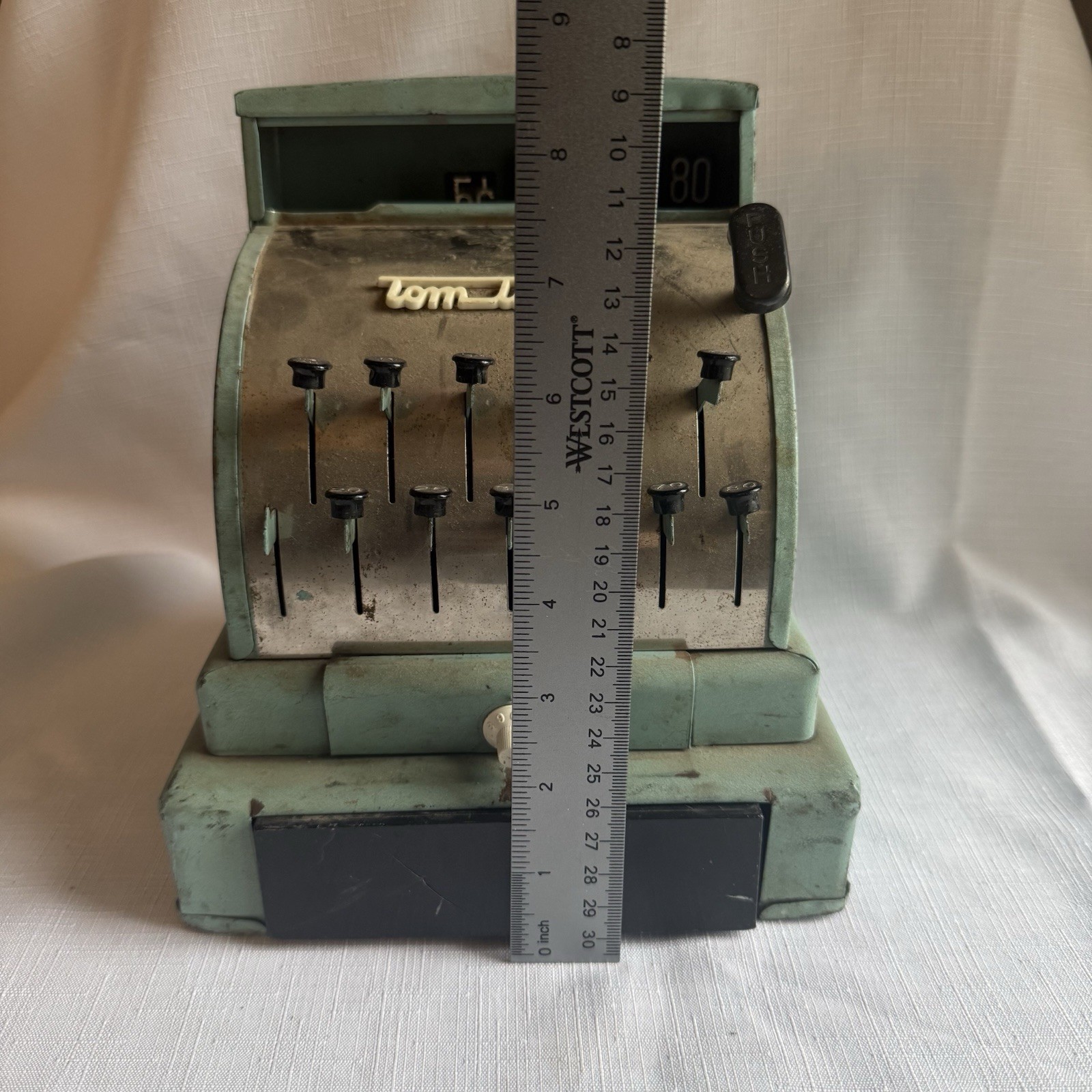 как выглядит Vintage Tom Thumb Toy cash register фото