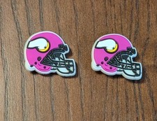 NFL Minnesota Vikings Football Helmet Shoe Charms - 2 pieces