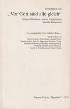 Equality And Freedom. The Ancient Foundations of Human Rights. [From: Günter