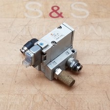SMC SYJ714-5LOZ-02T Solenoid Valve, 0.15-0.7MPa, 24Vdc - USED