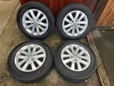 Set VW Transporter T5 T5.1 T6 16” Clayton Alloy Wheels ~ 7E0601025N