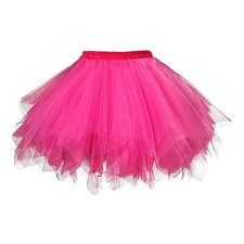 Women's 80s Tutu Skirts Tulle Costume Halloween Skirt XX-Large-3X-Large