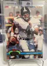 Topps 1991 Stadium Club Brett Favre Rookie Football Card #94 Atlanta Falcons