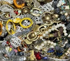 HUGE! 3+ Lbs Vintage To Modern Costume Fashion Jewelry  Resellers / Thrift Lot