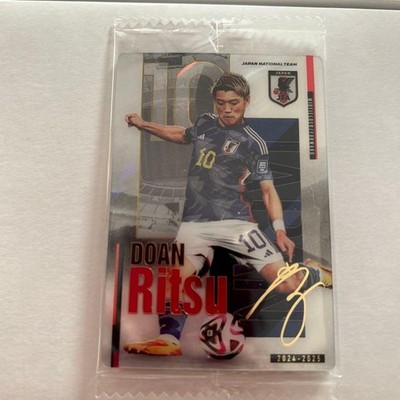 Japan Soccer Twin Wafers Ritsu Doan Rare Signed Card Unopened