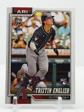 2026 Topps #346 Tristin English RC Arizona Diamondbacks