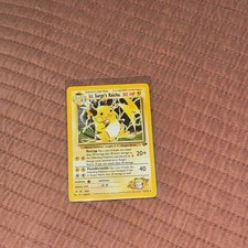 Pokemon Lt. Surge's Raichu 11/132 Holo Gym Challenge Pokemon Unlimited Holo LP on eBay