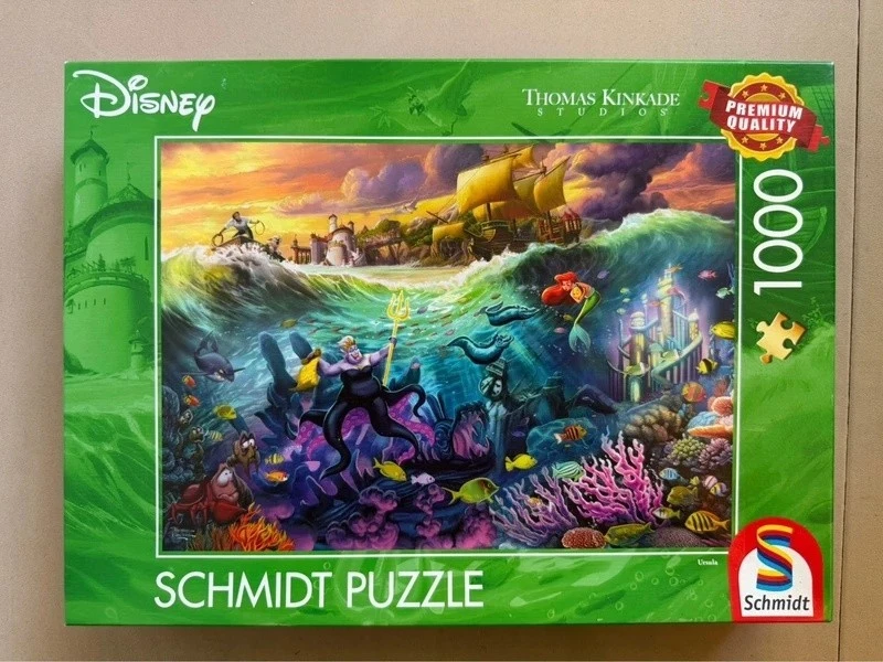 Schmidt Puzzle 1000 Teile Disney Ursula 58041 Thomas Kinkade Studios - Bild 1 von 3