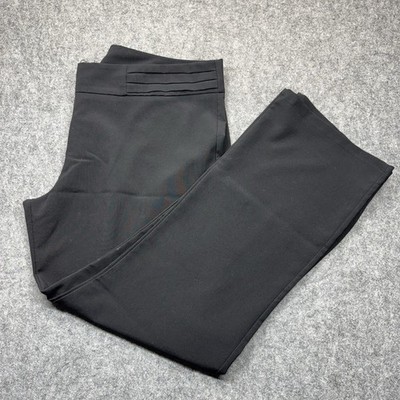 Lavish Women s 2X Black Dress Pants Flared Leg Stretch Classic Workwear Career