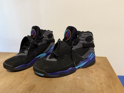 NIKE air Jordan 8 retro VIII Aqua OG Color retro black grape 2015 Eu44 10us 9uk