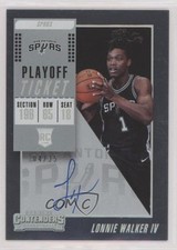 2018 Panini Contenders Variation Playoff Ticket 4/35 Lonnie Walker IV Auto 0c6