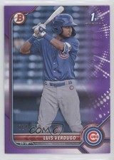 2022 Bowman Prospects Purple Border 64/250 Luis Verdugo #BP-147 1u0