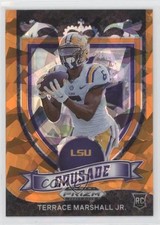 2021 Panini Prizm Draft Picks Crusade Orange Ice Terrace Marshall Jr #180 0z92