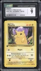 1999 Pokemon GERMAN 1st Edition Base Set Pikachu 58/102 CGC 9 MINT