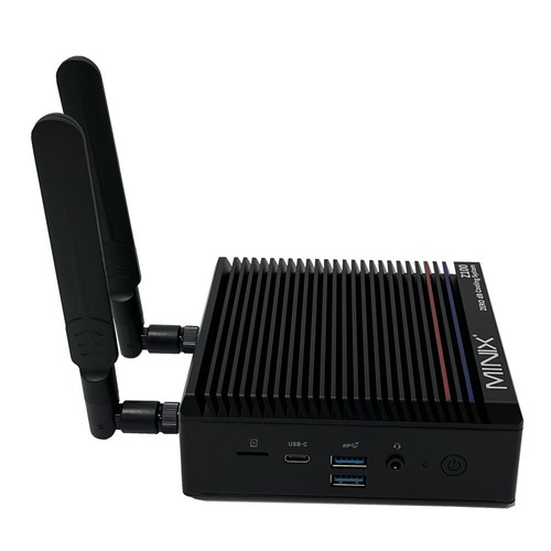 MINIX Z100 Fanless Mini PC, Intel N100 16GB 512GB SSD Win 11 WiFI6 Desktop 4K HD - Picture 3 of 15