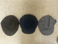 thomas farthing navy Harris tweed geary flat cap size 57