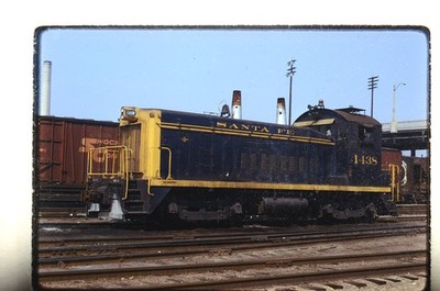 ATSF Santa Fe 1438 Apr-75 Original 35mm Kodak Zug Foto Dia