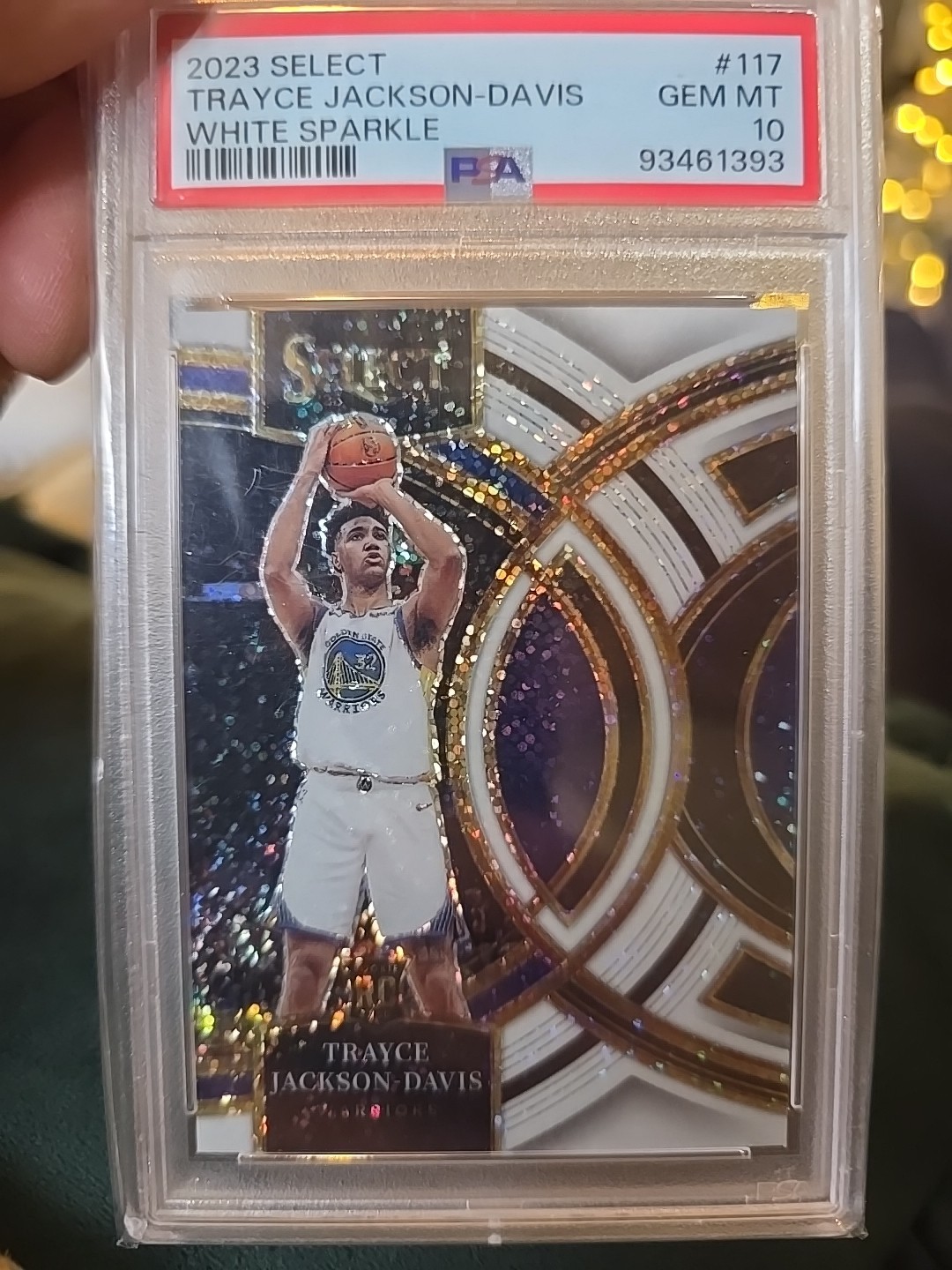 2023 Select Trayce Jackson-Davis White Sparkle #117 PSA 10