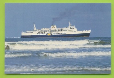 PRINS LAURENT AT OSTEND.OOSTENDE LINIEN.FÄHRE POSTKARTE