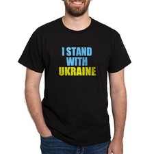 CafePress I Stand With Ukraine T Shirt 100 Cotton T-Shirt 903454083