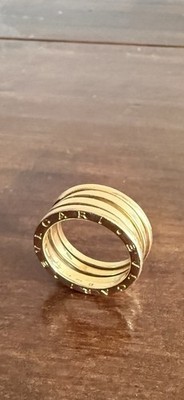 Bvlgari B.Zero 1 8 C T Gelbgold Ring Band 10,2 gr Bulgari Größe 57 UK Q USA 8