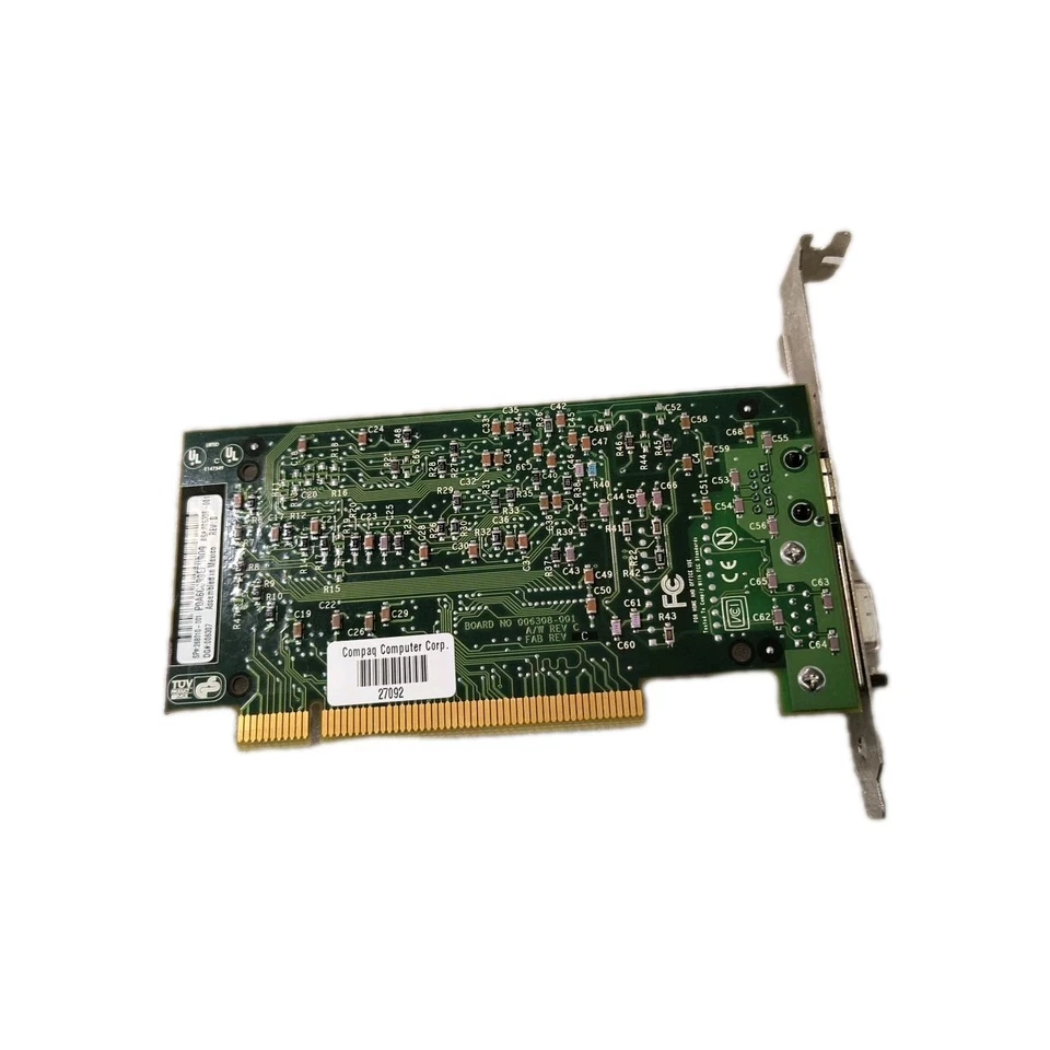 VINTAGE COMPAQ 4/16 TR PCI UTP/STP PART 268010-001 RJ45 PCI ETHERNET CARD LAN2A - Image 2 of 4