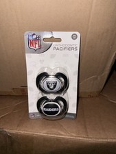 New NFL Raiders Baby Pacifiers BPA Free