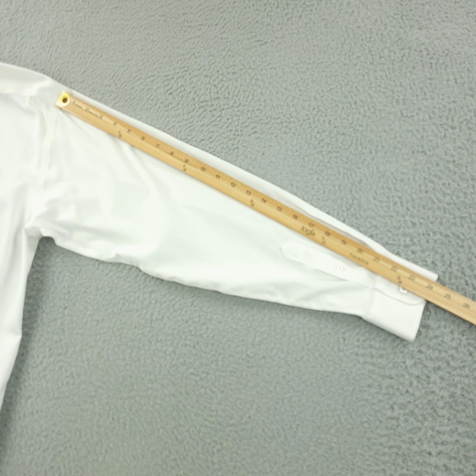 Roundtree & Yorke Gold Label Shirt Mens 15.5 34 White Fitted Dress Non Iron