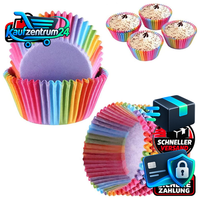 MuffinföRmchen Papier 200 StüCk Regenbogen Cupcake Formen FüR Hochzeit Party