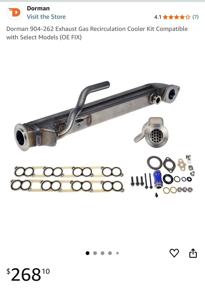 Refrigerador Dorman EGR - Modelo 904-262 - NUEVO EN CAJA Foto 2 de 2