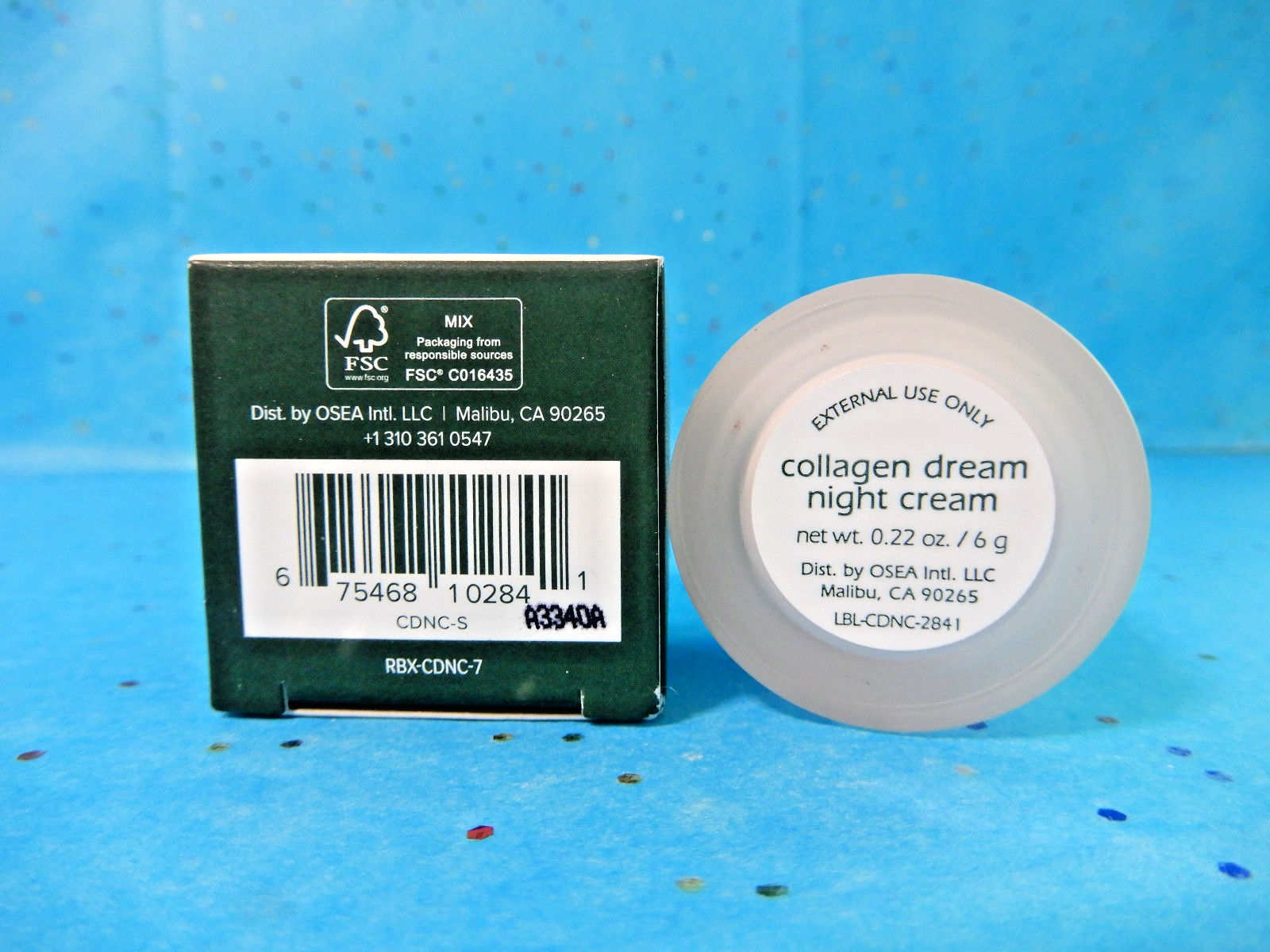 OSEA Collagen Dream Night Cream Travel Size .22 oz / 6g