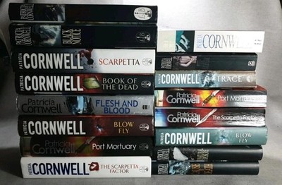 Lot Of 20 Patricia Cornwell Books 13 Hardback 7 Paperback Scarpetta Isle Of Dogs