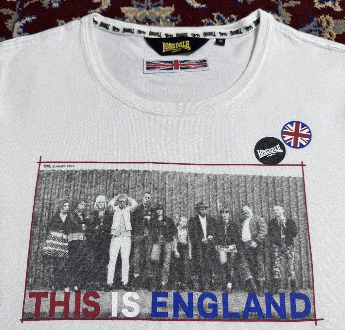 Lonsdale X This Is England Skinhead movie Film Promo Tee Rare T