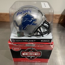 2015 Leaf Autographed Mini-Helmet Football 13