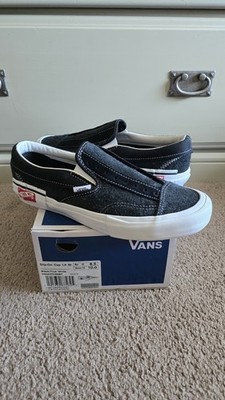 NEW Vans Slip-On Cap LX Black White VN0A3TKS6BT 8.5M 10W