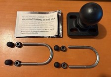 Ram Mount RAM-235U Double U-Bolt Ball Base for 3/4" - 1.25" Rails With 1.5" Ball